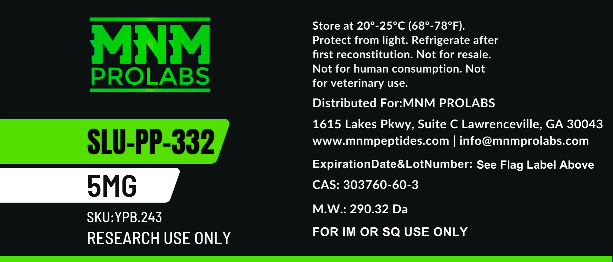 YPB.243 Label